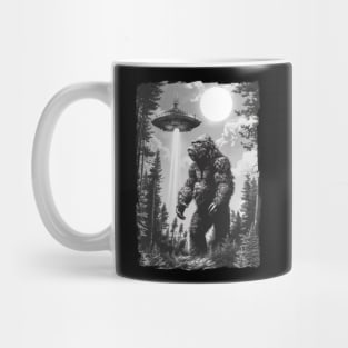 Bigfoot ufo abduction Mug